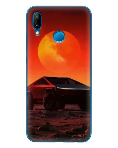 Чехол для Huawei P20 Lite (2019) с картинкой «Cybertruck на Марсе» Чехол для Huawei P20 Lite (2019) с картинкой «Cybertruck на Марсе»