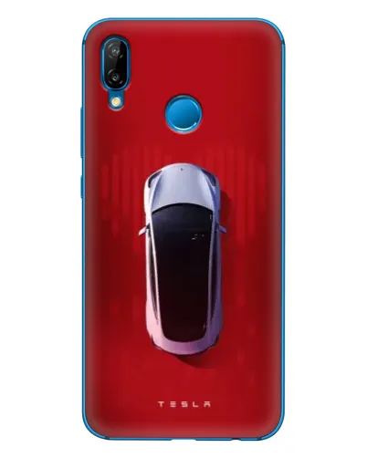 Чехол для Huawei P20 Lite (2019) с картинкой «Tesla Top View» Чехол для Huawei P20 Lite (2019) с картинкой «Tesla Top View»