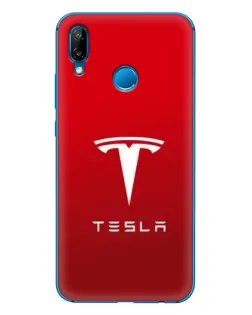 Чехол для Huawei P20 Lite (2019) с картинкой «Tesla Red Classic»