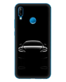 Чехол для Huawei P20 Lite (2019) с картинкой «Силуэт Tesla Night»