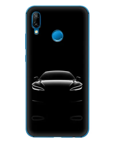Чехол для Huawei P20 Lite (2019) с картинкой «Силуэт Tesla Night» Чехол для Huawei P20 Lite (2019) с картинкой «Силуэт Tesla Night»