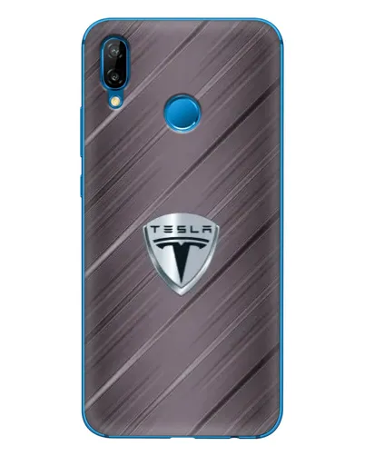 Чехол для Huawei P20 Lite (2019) с картинкой «Металлическая текстура Tesla» Чехол для Huawei P20 Lite (2019) с картинкой «Металлическая текстура Tesla»