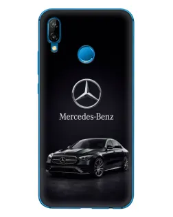 Чехол для Huawei P20 Lite (2019) с картинкой «Mercedes — решетка радиатора»