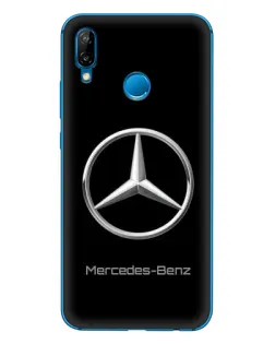 Чехол для Huawei P20 Lite (2019) с картинкой «Mercedes Silver Logo»