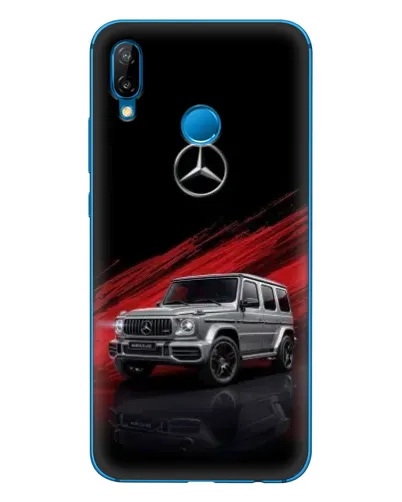 Чехол для Huawei P20 Lite (2019) с картинкой «Mercedes G-Class красный»