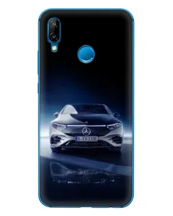 Чехол для Huawei P20 Lite (2019) с картинкой «Ночной Mercedes EQ»
