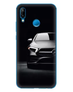 Чехол для Huawei P20 Lite (2019) с картинкой «Свет фар Mercedes»