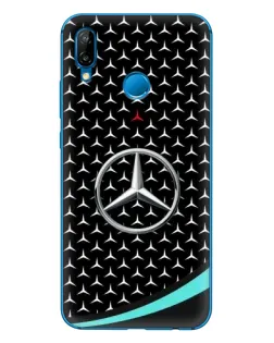 Чехол для Huawei P20 Lite (2019) с картинкой «Mercedes — бирюзовый акцент»