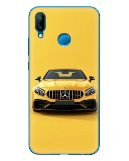 Чехол для Huawei P20 Lite (2019) с картинкой «Желтый Mercedes GT»