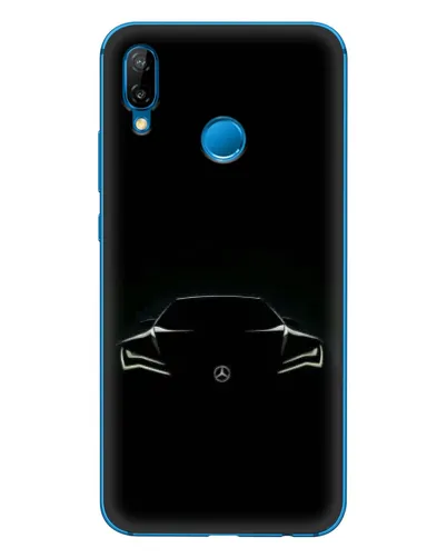 Чехол для Huawei P20 Lite (2019) с картинкой «Mercedes — силуэт авто» Чехол для Huawei P20 Lite (2019) с картинкой «Mercedes — силуэт авто»
