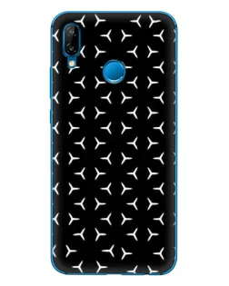 Чехол для Huawei P20 Lite (2019) с картинкой «Mercedes паттерн звезд»