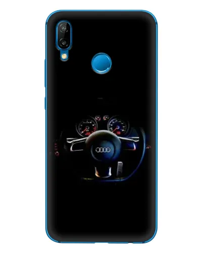 Чехол для Huawei P20 Lite (2019) с картинкой «Салон Audi — руль» Чехол для Huawei P20 Lite (2019) с картинкой «Салон Audi — руль»