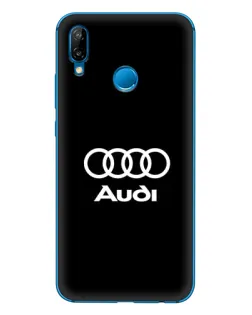 Чехол для Huawei P20 Lite (2019) с картинкой «Классическое лого Audi»