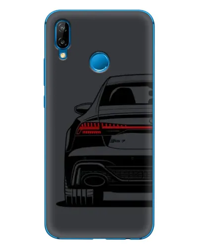 Чехол для Huawei P20 Lite (2019) с картинкой «Задняя часть Audi — арт» Чехол для Huawei P20 Lite (2019) с картинкой «Задняя часть Audi — арт»