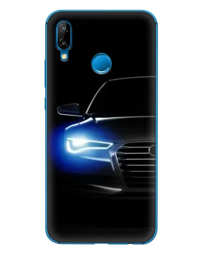 Чехол для Huawei P20 Lite (2019) с картинкой «Неоновый взгляд Audi» Чехол для Huawei P20 Lite (2019) с картинкой «Неоновый взгляд Audi»