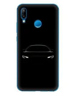 Чехол для Huawei P20 Lite (2019) с картинкой «Взгляд Audi в темноте»