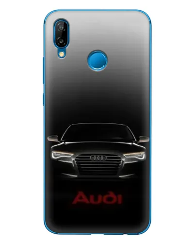 Чехол для Huawei P20 Lite (2019) с картинкой «Audi — градиентный контур» Чехол для Huawei P20 Lite (2019) с картинкой «Audi — градиентный контур»