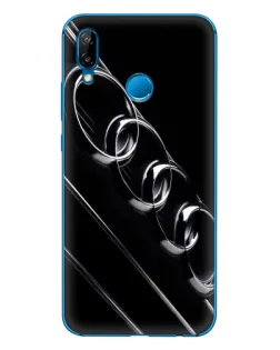 Чехол для Huawei P20 Lite (2019) с картинкой «Audi — абстрактные кольца»