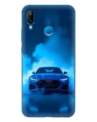 Чехол для Huawei P20 Lite (2019) с картинкой «Audi — голубая энергия» Чехол для Huawei P20 Lite (2019) с картинкой «Audi — голубая энергия»