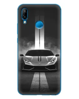 Чехол для Huawei P20 Lite (2019) с картинкой «Lamborghini симметрия дорог»