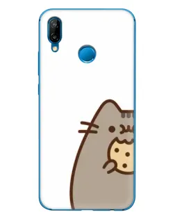 Чехол для Huawei P20 Lite (2019) с картинкой «Пушин с печеньем»