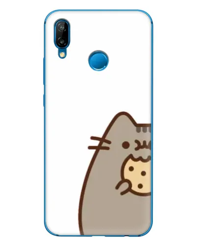 Чехол для Huawei P20 Lite (2019) с картинкой «Пушин с печеньем»