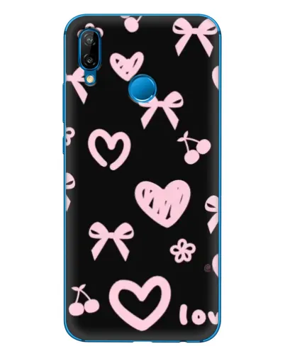 Чехол для Huawei P20 Lite (2019) с картинкой «Сатиновый бант»