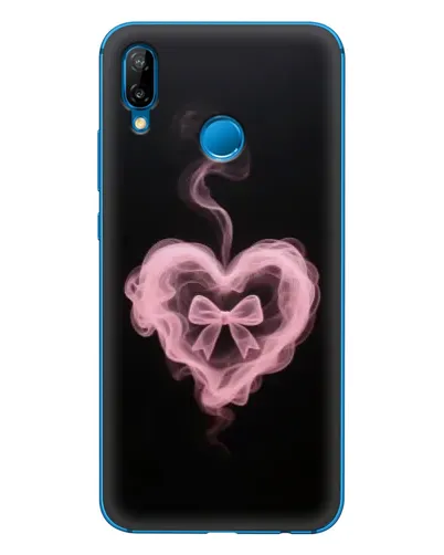 Чехол для Huawei P20 Lite (2019) с картинкой «Дымчатое сердце»
