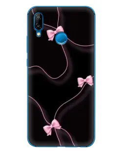 Чехол для Huawei P20 Lite (2019) с картинкой «Розовые ленты»