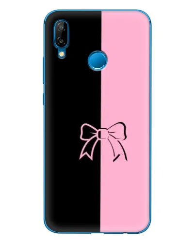 Чехол для Huawei P20 Lite (2019) с картинкой «Половинки банта»
