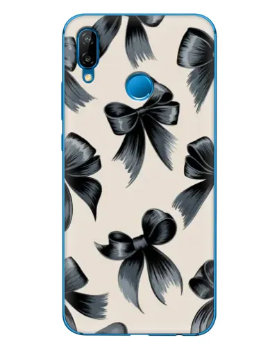 Чехол для Huawei P20 Lite (2019) с картинкой «Банты Coquette»