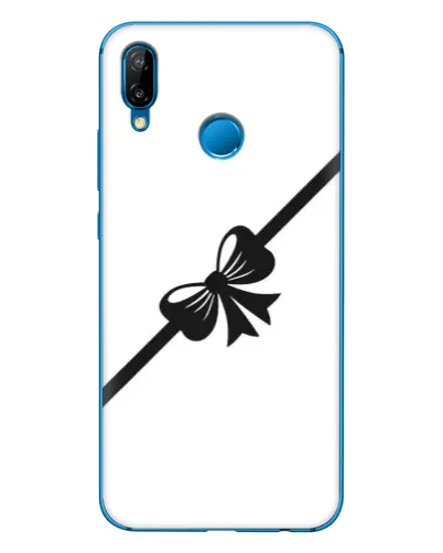 Чехол для Huawei P20 Lite (2019) с картинкой «Диагональный бант»