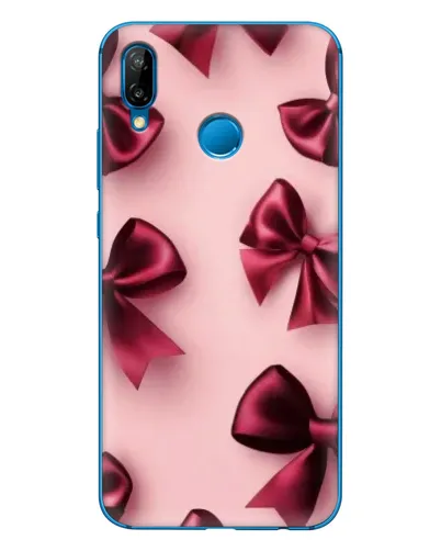 Чехол для Huawei P20 Lite (2019) с картинкой «Бордовый атлас»