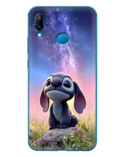 Чехол для Huawei P20 Lite (2019) с картинкой «Стич на рассвете»
