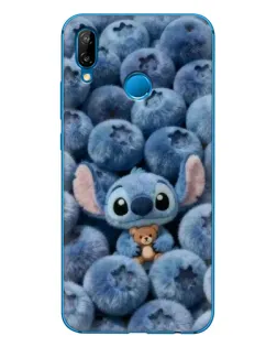 Чехол для Huawei P20 Lite (2019) с картинкой «Стич и голубика»