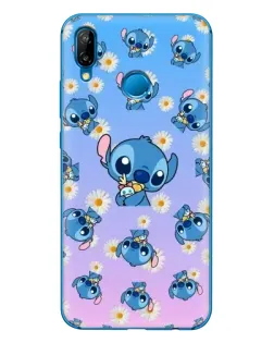 Чехол для Huawei P20 Lite (2019) с картинкой «Паттерн со Стичем»