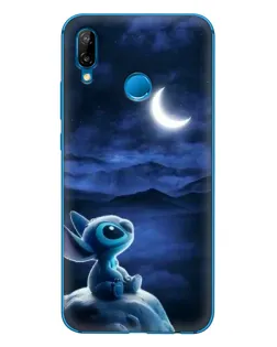 Чехол для Huawei P20 Lite (2019) с картинкой «Лунная ночь Стича»