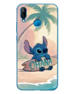 Чехол для Huawei P20 Lite (2019) с картинкой «Стич на серфе»