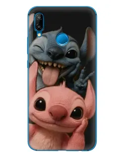Чехол для Huawei P20 Lite (2019) с картинкой «Стич и Ангел»