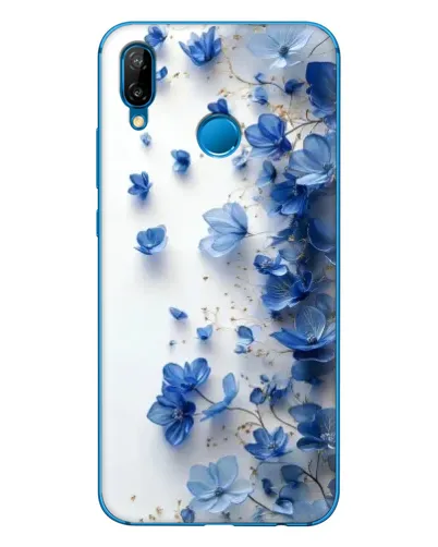 Чохол для Huawei P20 Lite (2019) з картинкою «Блакитний квітковий каскад» Чохол для Huawei P20 Lite (2019) з картинкою «Блакитний квітковий каскад»