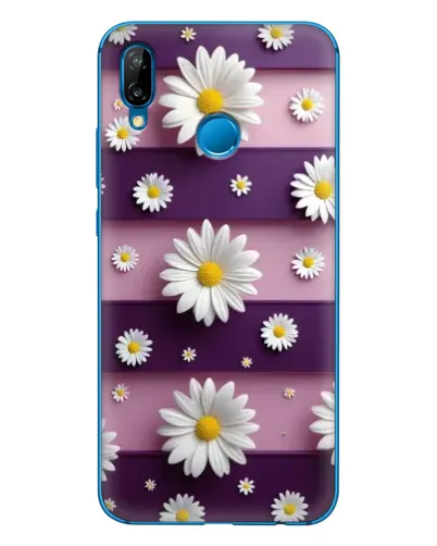 Чохол для Huawei P20 Lite (2019) з картинкою «Ромашки на фіолетовому» Чохол для Huawei P20 Lite (2019) з картинкою «Ромашки на фіолетовому»