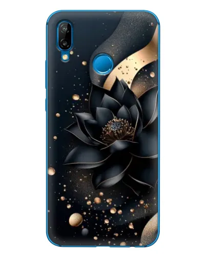 Чохол для Huawei P20 Lite (2019) з картинкою «Чорний лотос» Чохол для Huawei P20 Lite (2019) з картинкою «Чорний лотос»
