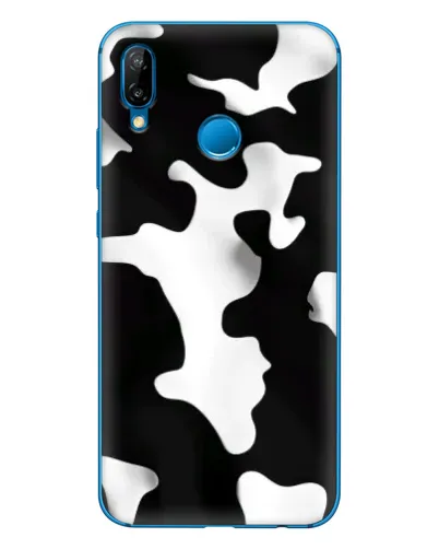 Чехол для Huawei P20 Lite (2019) с картинкой «Черно-белое пятно»