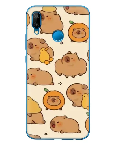 Чехол для Huawei P20 Lite (2019) с картинкой «Капибары с апельсинами» Чехол для Huawei P20 Lite (2019) с картинкой «Капибары с апельсинами»