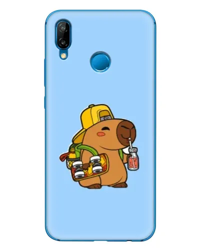 Чехол для Huawei P20 Lite (2019) с картинкой «Капибара на скейте» Чехол для Huawei P20 Lite (2019) с картинкой «Капибара на скейте»
