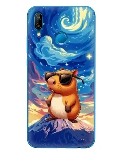 Чехол для Huawei P20 Lite (2019) с картинкой «Капибара Ван Гога»