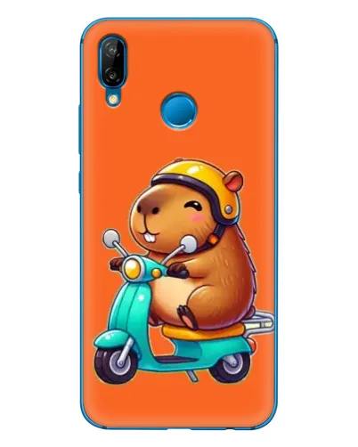 Чехол для Huawei P20 Lite (2019) с картинкой «Капибара на скутере» Чехол для Huawei P20 Lite (2019) с картинкой «Капибара на скутере»