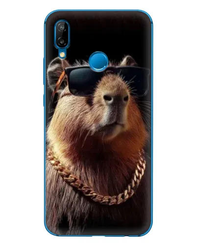 Чехол для Huawei P20 Lite (2019) с картинкой «Капибара золотая цепь» Чехол для Huawei P20 Lite (2019) с картинкой «Капибара золотая цепь»