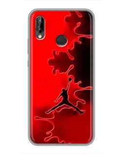 Чехол для Huawei P20 Lite (ANE-L02) с картинкой «Jordan Red Smoke»