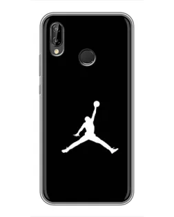 Чехол для Huawei P20 Lite (ANE-L02) с картинкой «Jordan Silhouette»